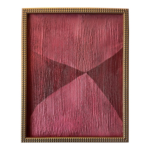 2025 "Primula" Contemporary Abstract Painting on Canvas by r.k. Red For Sale