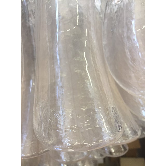Monumental Murano Glass Selle Light Pink Italian Sputnik Chandelier For Sale - Image 10 of 10