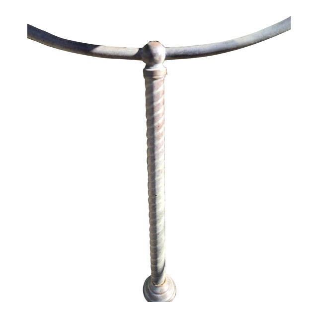 Very Nice Large Bird Cage Stand With Round Hoop For Sale