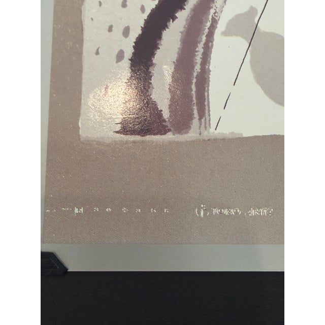 Silver Salvador Dali Man's Profession the Banker .925 Silver Plate Custom Framed Tobo Arte For Sale - Image 8 of 10