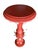 "Giostra" lamp by Ferdinando Meccani, 1987. Floor lamp made of turned wood and lacquered in shades of red. The carousel-...