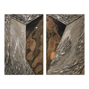 Laddie John Dill (B. 1943) Untitled Large Scale Diptych, DTD 1995