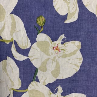 Raoul Textiles “Celeste” Hand Printed Linen Fabric- Yardage For Sale