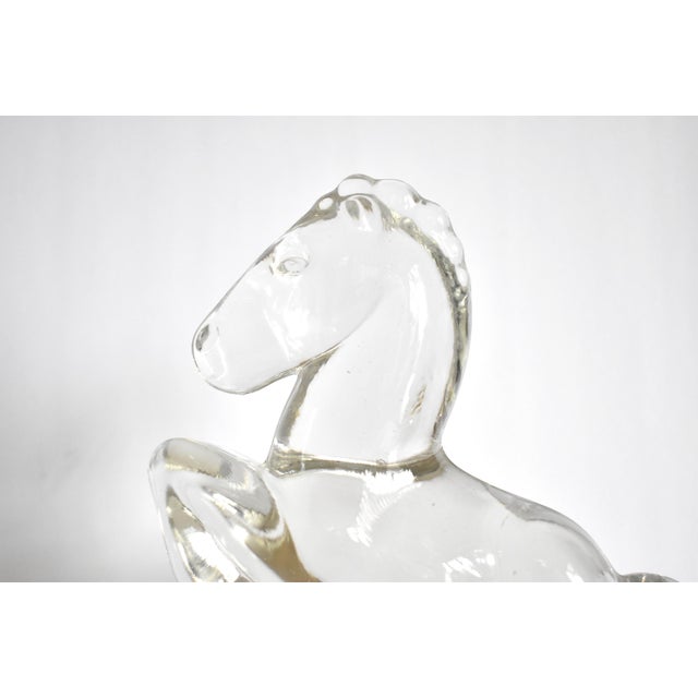 Vintage Art Deco Glass Horse Bookends a Pair Chairish