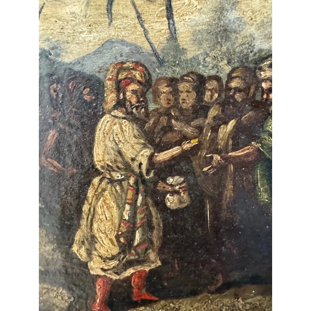 Paint Pair of 17th Century Paintings For Sale - Image 7 of 9