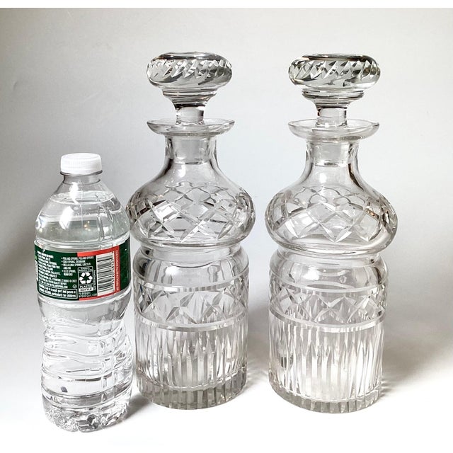 19th Century Cut Glass Spirit Decanters - a Pair For Sale - Image 9 of 9