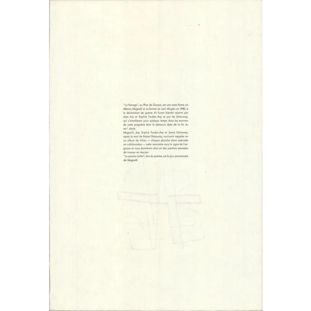 Artist: Alberto Magnelli Title: L'Album De La Ferrage Year: 1970 Signed: No Medium: Lithograph Paper Size: 25.75 x 17.75...