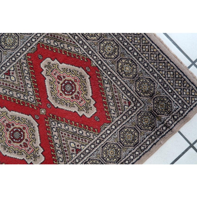 1970s 1970s, Vintage German Geometric Rug 2.3' X 4.6' For Sale - Image 5 of 11