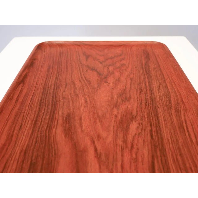 Solid Teak Tray from Karl Holmberg AB Sweden, 1950s For Sale - Image 4 of 8