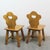 Brutalist Chairs, 1960s, Set of 2, in Very Good conditions. Designed 1960 to 1969