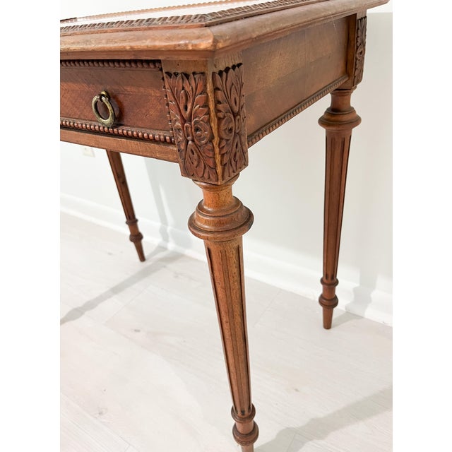 19th Century Walnut Lady's Writing Desk For Sale In Charleston - Image 6 of 11