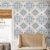 Not Yet Made - Made To Order Schumacher x Mark D. Sikes Montecito Medallion Wallpaper in China Blue For Sale - Image 5 of 6