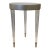 Caracole French Modern Silver Tri Me Side Table For Sale
