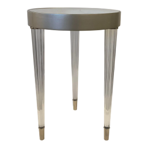 Caracole French Modern Silver Tri Me Side Table