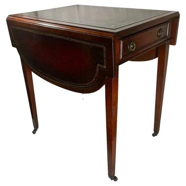Vintage Mahogany Pembroke Table, Gordon’s Fine Furniture, Inc. For Sale - Image 13 of 13