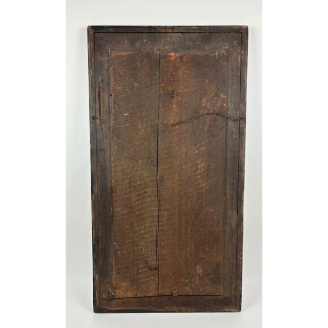 Antique 19th Century American Empire Flame Mahogany Ogee Wall Mirror For Sale - Image 4 of 12