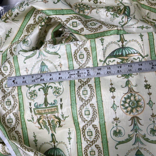 Textile Vintage Fabric Made in England by Fontaine For Sale - Image 7 of 8