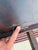 Wood Antique Lancaster County Pennsylvania Sheraton Paint-Decorated Slant-Front Shopkeeper's Desk For Sale - Image 7 of 15