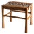 French Woven Seat Stool, 1960s For Sale