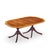 Councill Craftsmen Mahogany Inlaid Double Pedestal Expanding Dining Table With 3 Leaves For Sale - Image 13 of 15