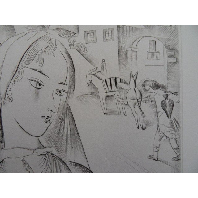 Mily Possoz, Les jeunes filles du village, Etching For Sale - Image 4 of 8