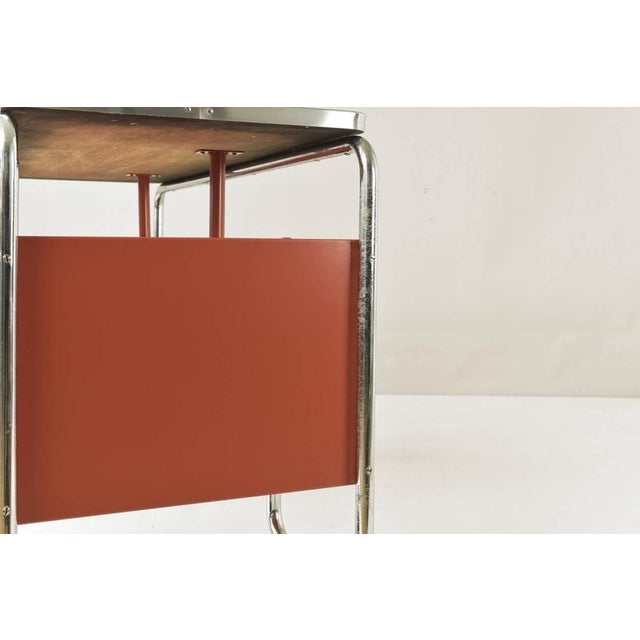 Vintage German Steel Tube Desk, 1950 For Sale - Image 13 of 14