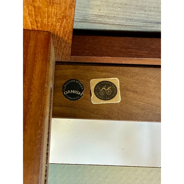 Mid-Century Modern 1960s Illum Wikkelso for Niels Eilersen Teak Armchairs - Set of 2 For Sale - Image 3 of 9