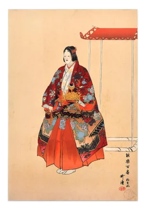 Tsukioka Kôgyo, Yokihi, Woodcut Print, 1923
