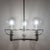 Mid-Century Modern Space Age Chromed Chandelier, Italy, 1970s For Sale - Image 3 of 12