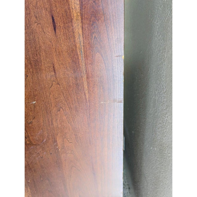 Wood Late 20th Century Pennsylvania House Medallion Collection Solid Cherry Hardwood High Chest Georgian Chippendale Dresser For Sale - Image 7 of 8