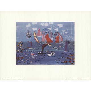 Raoul Dufy 'Seascape' France Offset Lithograph For Sale