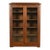 Antique Mission Oak Arts & Crafts Glass Front Bookcase Cabinet by Larkin Co., Circa 1910 For Sale