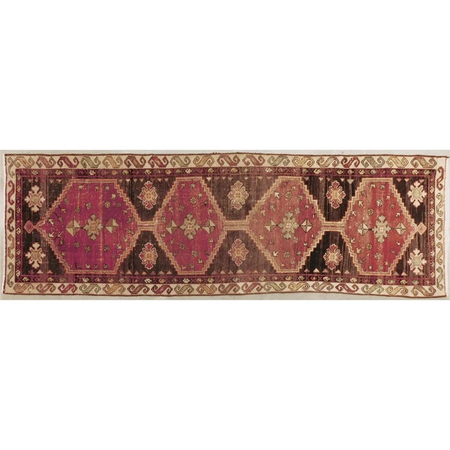 1940s Hand Made Persian Rummer. 3'x 9'6" For Sale - Image 13 of 13