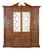 Early 19th Century English Pine Breakfront Cabinet For Sale