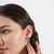 These striking 3.34 carat geometric ruby and diamond stud earrings are crafted in 925 sterling silver and feature square...