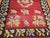 Textile Vintage Caucasian Karabagh Kilim, Handwoven Floral Pattern, Red & Black, 7x10 For Sale - Image 7 of 12