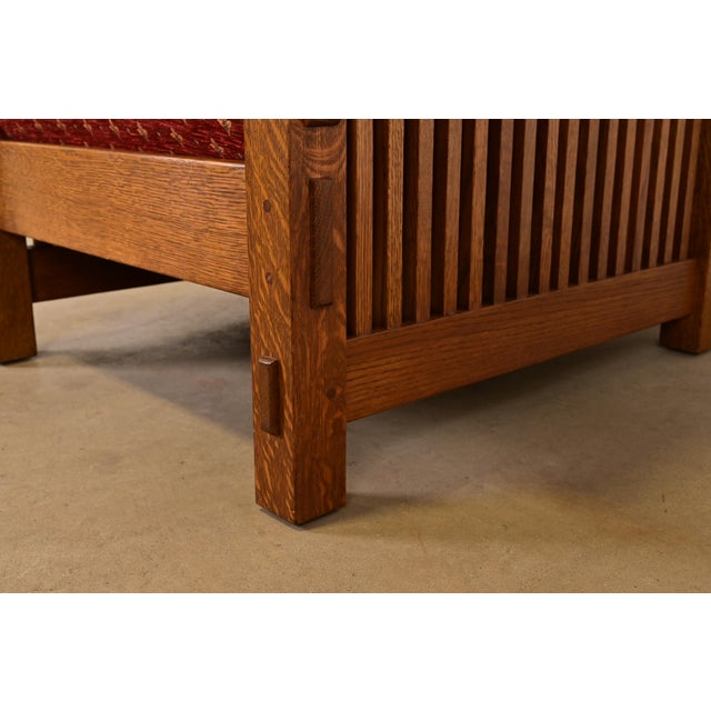 Stickley Mission Oak Arts & Crafts Reclining Morris Lounge Chair For Sale - Image 9 of 13