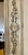 French Neoclassical Carved Distressed Gray Trumeau Mirror For Sale In New York - Image 6 of 6