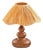 Rattan Gourd Iron Table Lamp For Sale