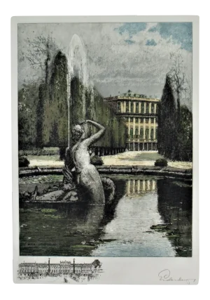 Josef Eidenberger, Vienna, Schoenbrunn Castle, Circa 1960