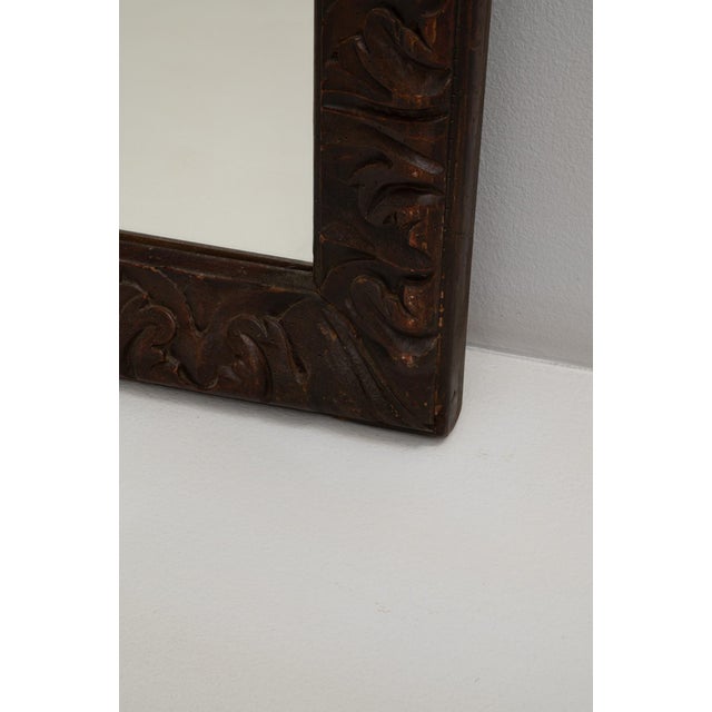 Wooden Floor Mirror For Sale - Image 4 of 11