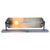Bauhaus Chrome and Glass Flush Mount, Czechoslovakia, 1940s For Sale - Image 9 of 9