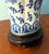 Blue Vintage Maitland-Smith Porcelain Blue and White Chinese Chinoiserie Ginger Jar Lamp For Sale - Image 8 of 13