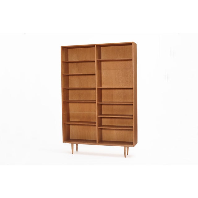 Oak Bookcase by Poul Hundevad for Hundevad & Co, Denmark, 1960s For Sale - Image 13 of 13
