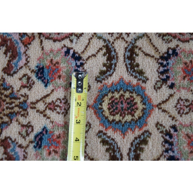 Karastan 100% Wool Oriental Floral Palmette Animal 738 Area Rug Mat 4' X 2' For Sale - Image 14 of 14