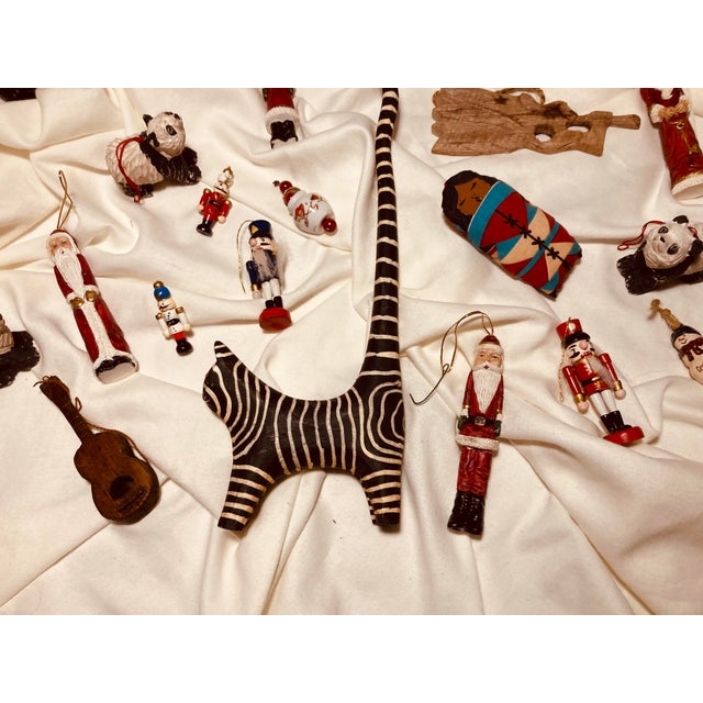 English Vintage Collection of Holiday Christmas Ornaments & Decorations For Sale - Image 3 of 9