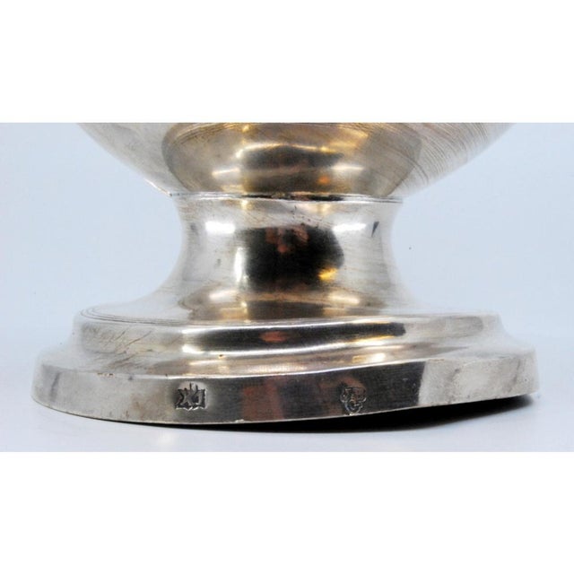 Silver Smooth Silver Jug with Knob on Hinged Lid For Sale - Image 8 of 10