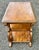 Rustic European Maple Scrolled Leg Side Table For Sale - Image 10 of 10