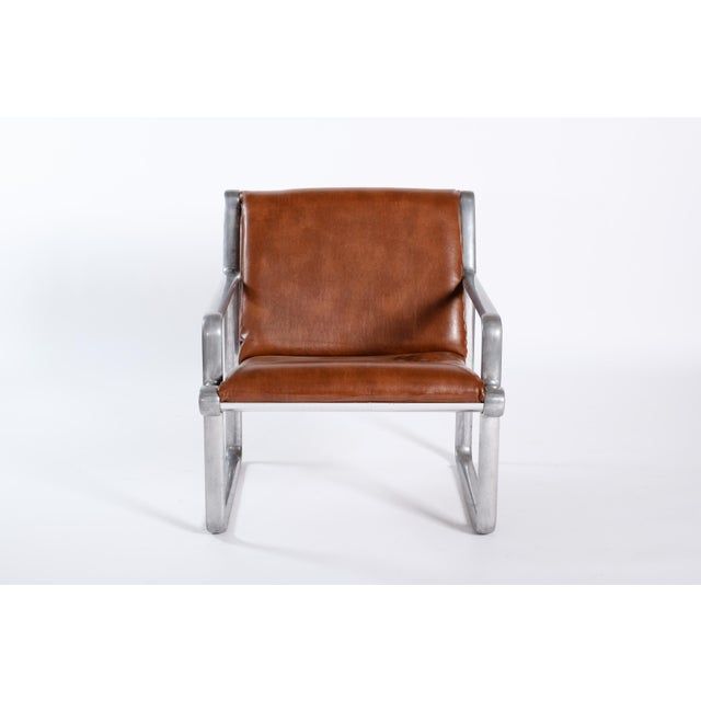 Metal 1970s Lounge Chair Attributed to Bruce Hannah and Andrew Morrison for Knoll For Sale - Image 7 of 7