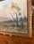 Wood Early 1900s Oil Painting of French Countryside by Eugene La Foret For Sale - Image 7 of 15